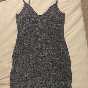 Sparkly Black Bodycon Dress